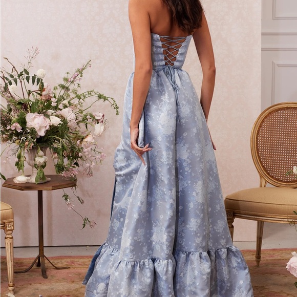 V. Chapman Charlotte Dress (Size 8 / Windsor Blue) - Picture 5 of 6